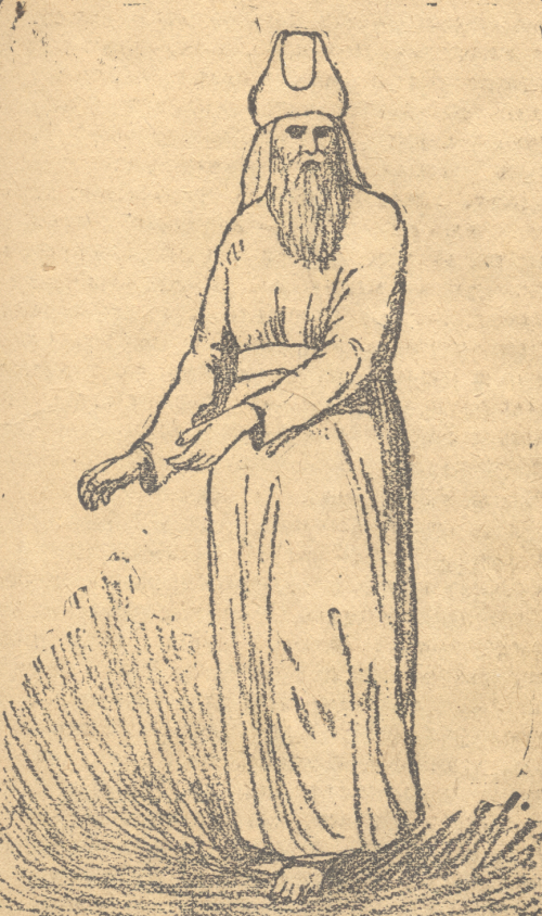 Священник в льняных одеждах