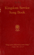 Kingdom Service Song Book