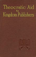 Theocratic aid to kingdom publishers